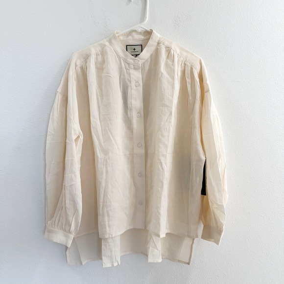 Tuckernuck Tops - NWT Tuckernuck Boho Preppy Renaissance Pirate Blouse Top Long Sleeve S